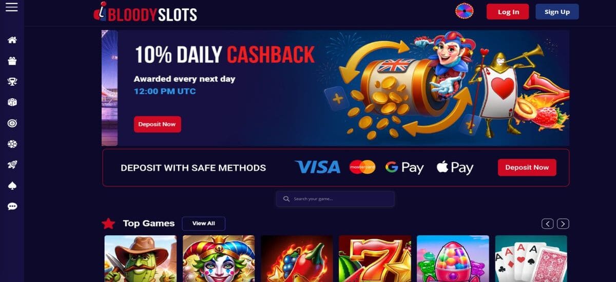 bloody slots casino