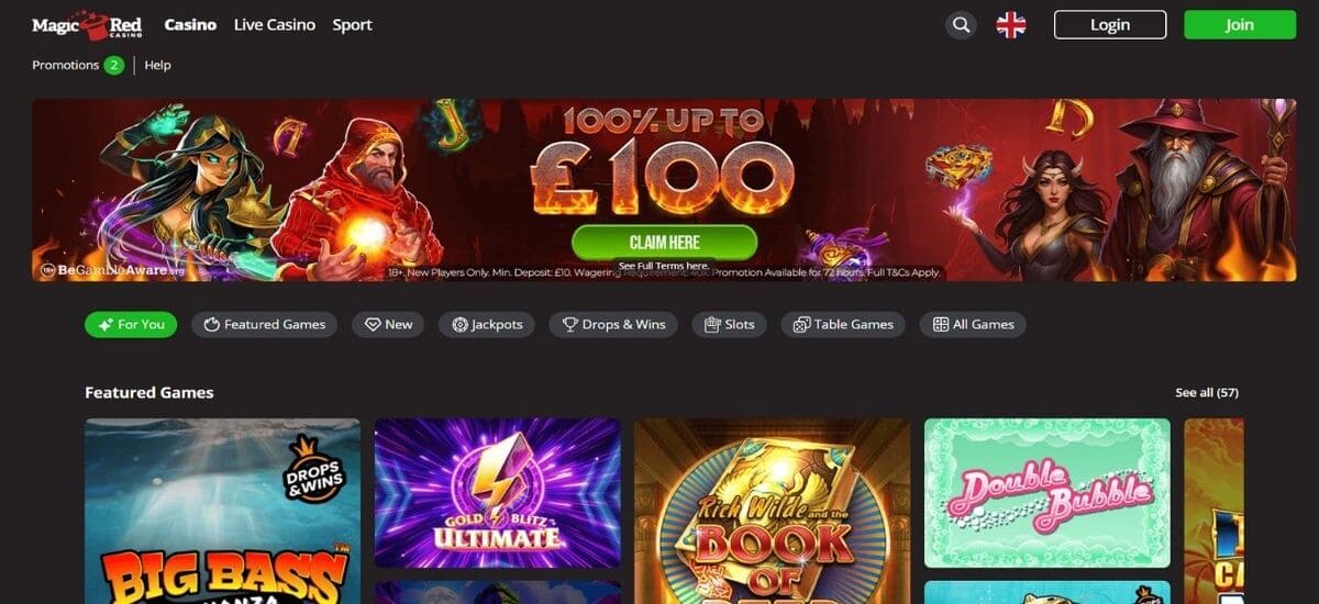 magic red casino