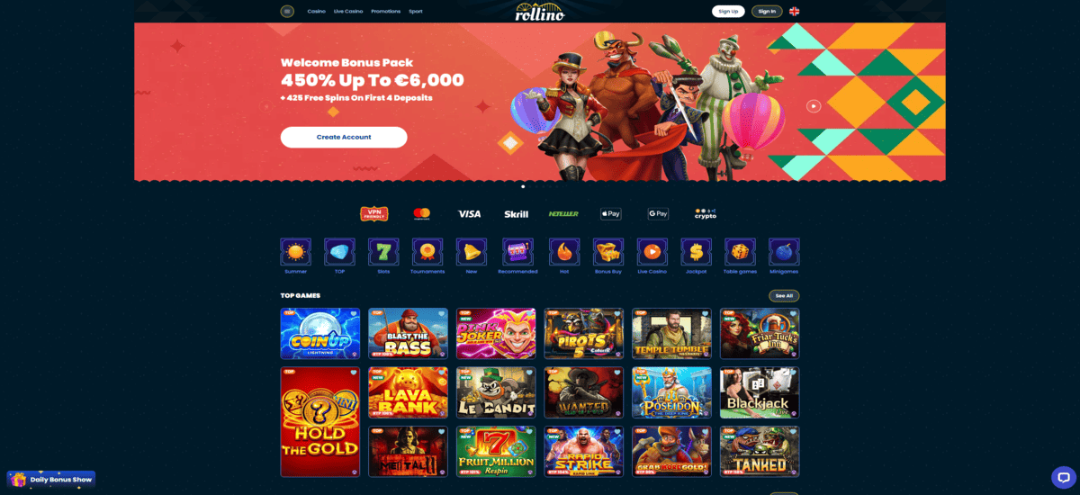 rollino casino uk