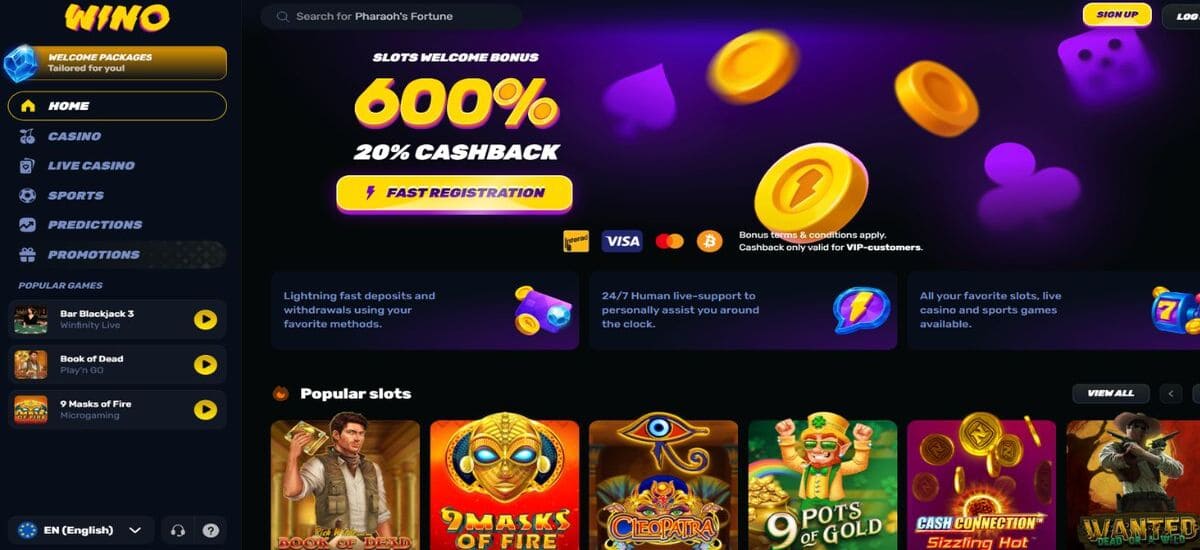 wino casino uk