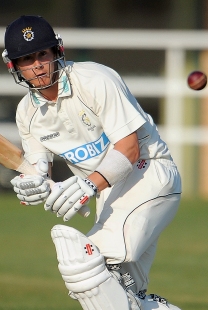 Adam Rouse - pictured here last season - scored runs in both innings